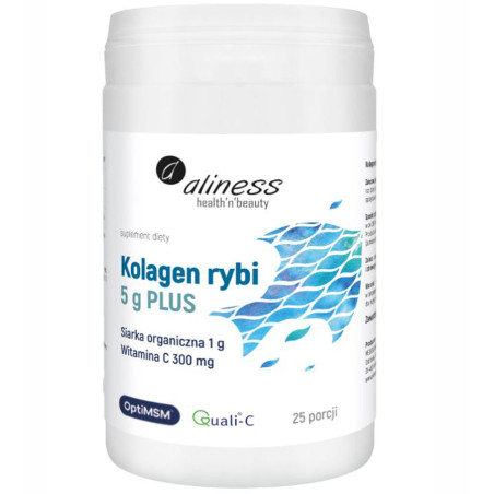 ALINESS KOLAGEN RYBI 5g + siarka OptiMSM witC-25 p