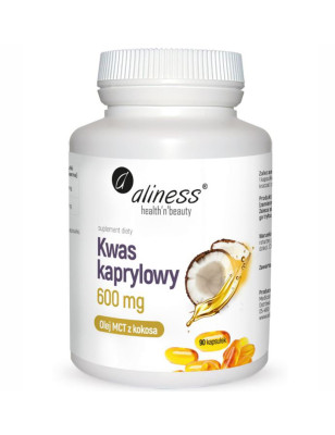 ALINESS KWAS KAPRYLOWY 60% CB - 600mg - 90 kaps