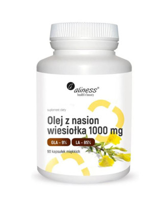 ALINESS OLEJ Z NASIONA WIESIOŁKA 1000mg 9%/85%-90k