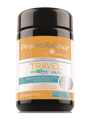 ALINESS PROBIOBALANCE TRAVEL - 30 kaps vege