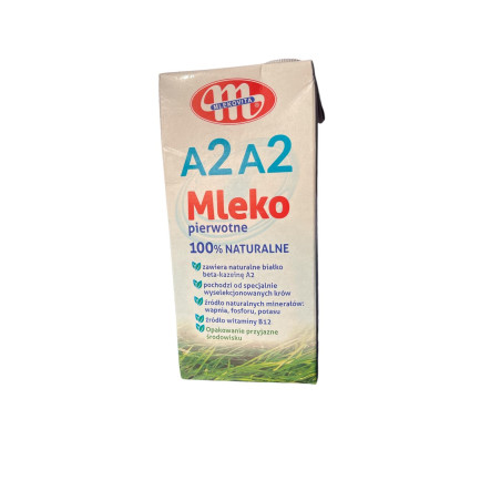 MLEKOVITA MLEKO UHT PIERWOTNE A2A2 3,8% - 1 litr