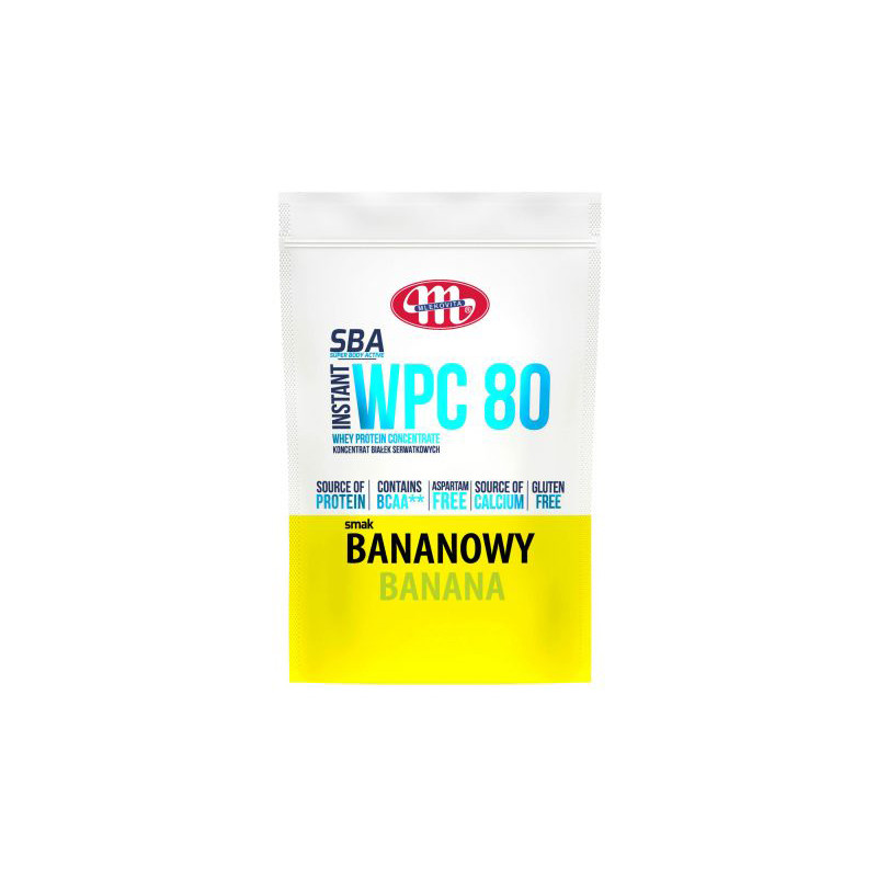 MLEKOVITA SBA WPC 80% INSTANT 700g banan MLEKOVITA SBA WPC 80% INSTANT 700g banan