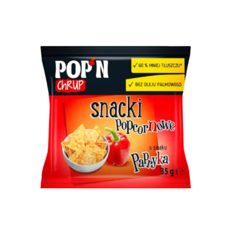 SANTE POP'N CHRUP SNACKI POPCORNOWE PAPRYKA-35g