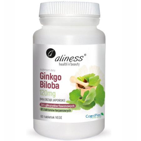 ALINESS GINKGO BILOBA 120mg - 60 tabl vege