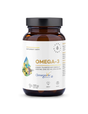 AURA OMEGA 3  1200mg - 120 kaps