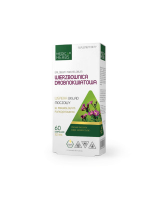 MEDICA HERBS WIERZBOWNICA DROBNOKWIATOWA 60 kaps
