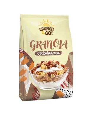 SANTE GRANOLA CRUNCH&GO CZEKOLADOWA - 380g 