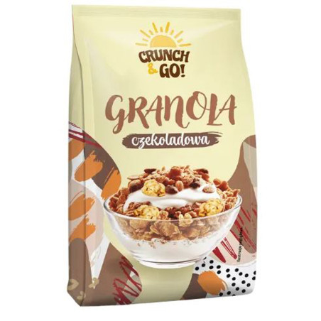SANTE GRANOLA CRUNCH&GO CZEKOLADOWA - 380g 