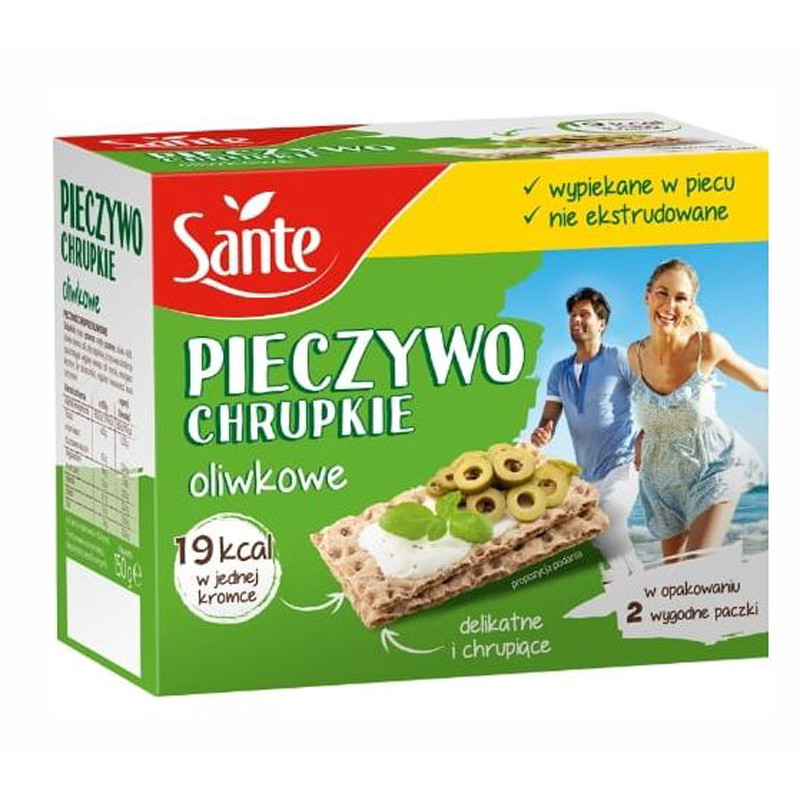 SANTE PIECZYWO CHRUPKIE OLIWKOWE 150g SANTE PIECZYWO CHRUPKIE OLIWKOWE 150g