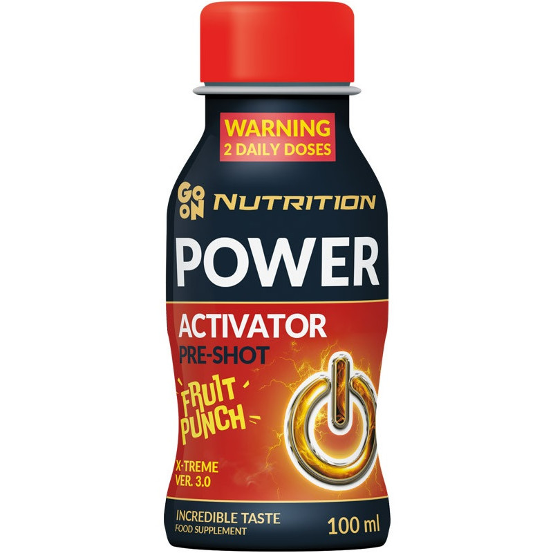 GO ON NUTRITION POWER ACTIVATOR 100ml Fruit Punch GO ON NUTRITION POWER ACTIVATOR 100ml Fruit Punch