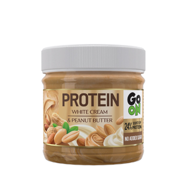 GO ON PROTEIN KREM Z ORZESZKAMI ZIEMNYMI PRAŻ 180g GO ON PROTEIN KREM Z ORZESZKAMI ZIEMNYMI PRAŻ 180g