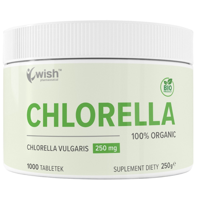 WISH CHLORELLA 250mg - 1000 tabl WISH CHLORELLA 250mg - 1000 tabl