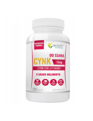 WISH CYNK 15mg - 120 tabl do ssania