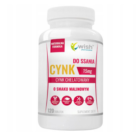 WISH CYNK 15mg - 120 tabl do ssania