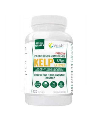 WISH KELP JOD EXTRAKT 325mcg + PREBIOTYK 120kaps