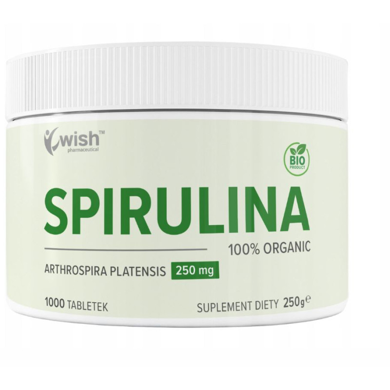 WISH SPIRULINA 500mg - 1000 tabl WISH SPIRULINA 500mg - 1000 tabl