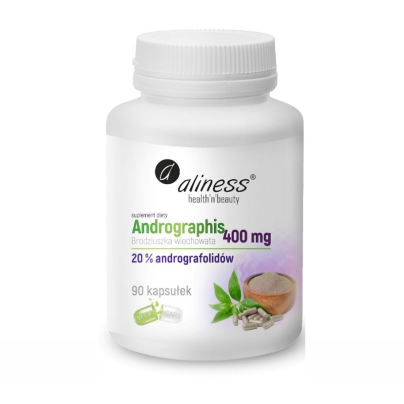 ALINESS ANDROGRAPHIS 400mg (20%) - 90 kaps