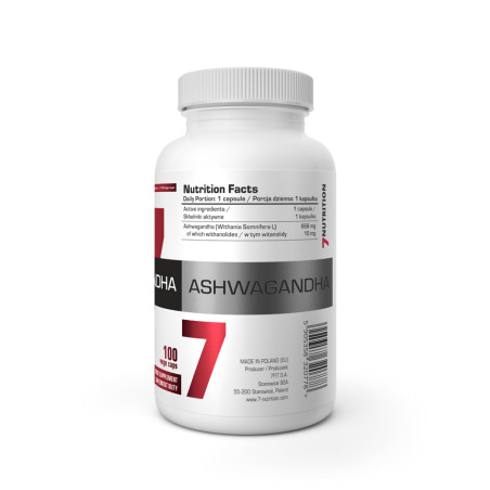 7 NUTRITION ASHWAGANDHA 666mg - 100kaps