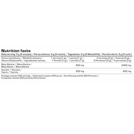 7 NUTRITION BETA ALANINE 250g