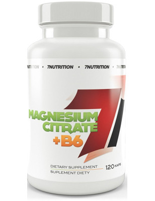 7 NUTRITION MAGNESIUM CITRATE+B6 - 120kaps