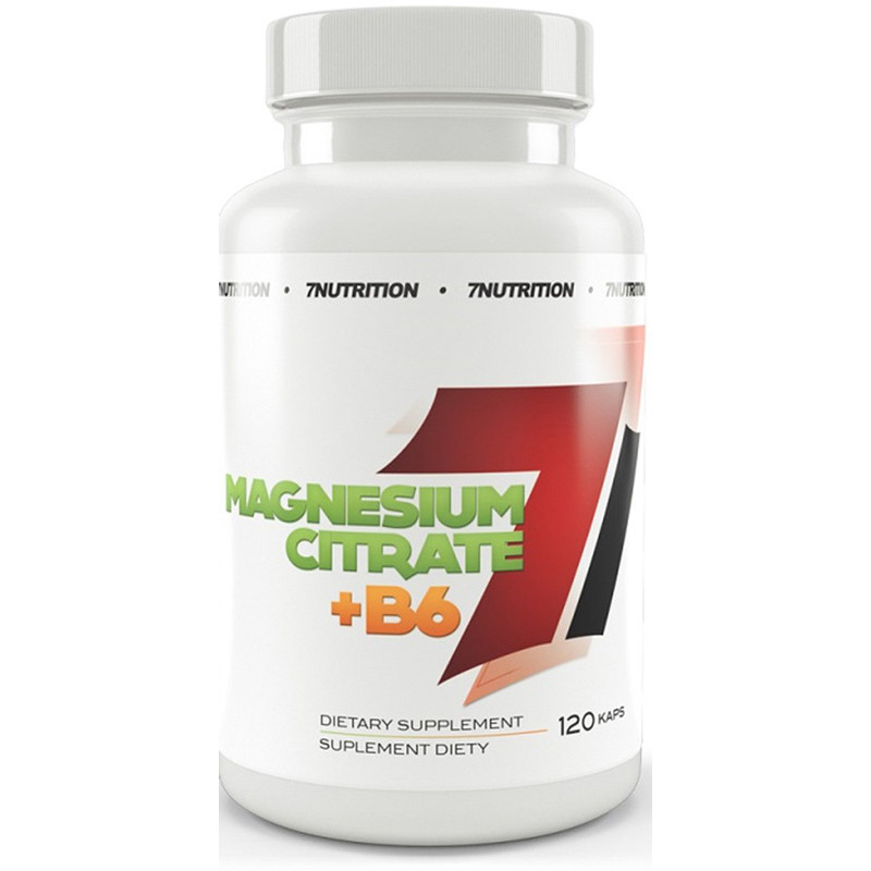 7 NUTRITION MAGNESIUM CITRATE+B6 - 120kaps
