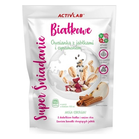 ACTIVLAB SUPER ŚNIADANIE owsianka z jab-cyn 300g