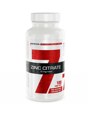 7 NUTRITION ZINC CITRATE 15mg - 100 kaps