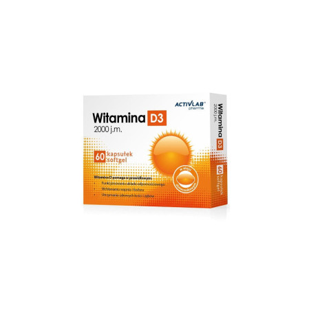 ACTIVLAB PHARMA WITAMINA D3 2000 j.m.- 60kaps