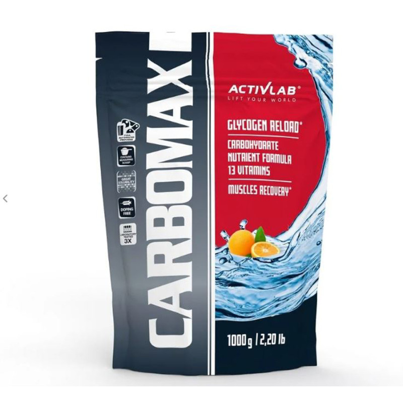 ACTIVLAB CARBOmax DYNAMIC 1kg CYTRYNA