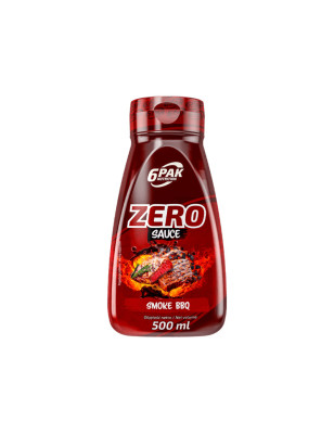 6PAK SAUCE ZERO 500ml Smoke BBQ
