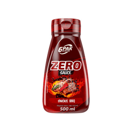 6PAK SAUCE ZERO 500ml Smoke BBQ