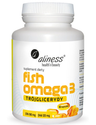 ALINESS FISH OMEGA 3 TRÓJGLICERYDY 180/120mg-60kap