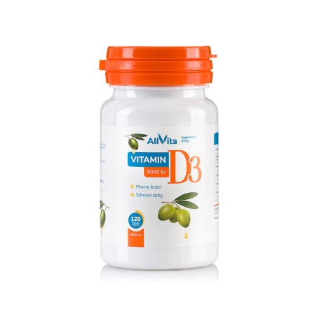 ALLVITA VITAMIN D3 5000IU - 120kaps