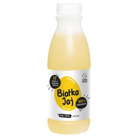 FARMA BIAŁKA PŁYNNE BIAŁKO JAJ 500g