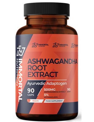 IMMORTAL ASHWAGANDHA 500mg Extract 90kaps