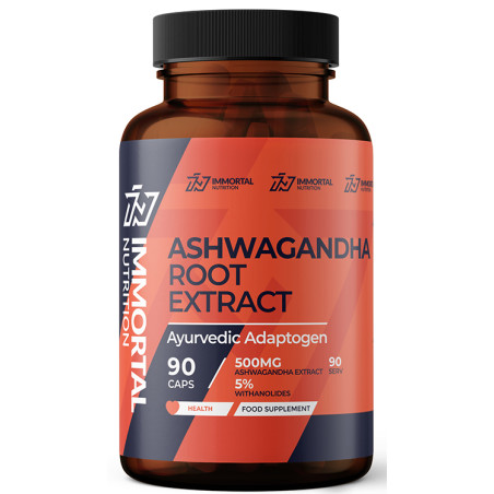 IMMORTAL ASHWAGANDHA 500mg Extract 90kaps