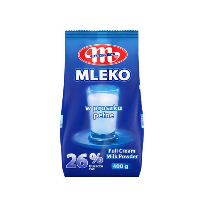 MLEKOVITA MLEKO W PROSZKU PEŁNE-400g