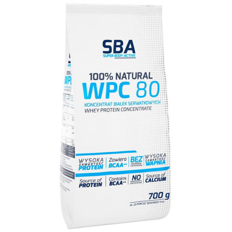MLEKOVITA SBA WPC 80% 700g naturlany
