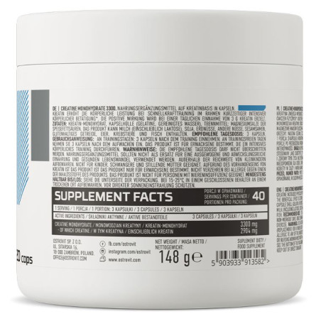 OSTROVIT CREATINE MONOHYDRATE 3300 mg - 120 kaps