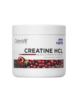 OSTROVIT CREATINE HCL 300g czarna porz.-wiśnia
