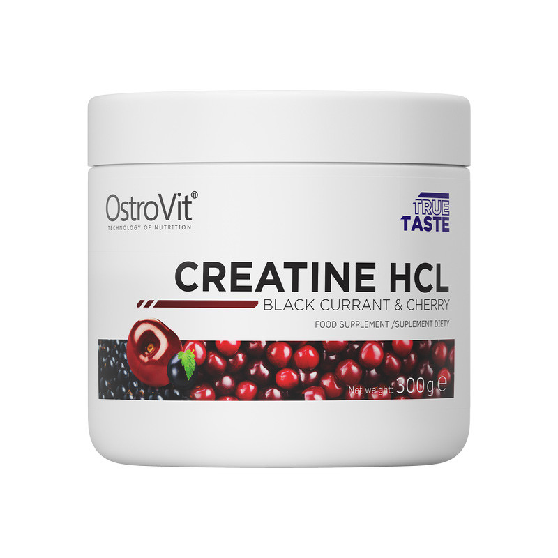 OSTROVIT CREATINE HCL 300g czarna porz.-wiśnia