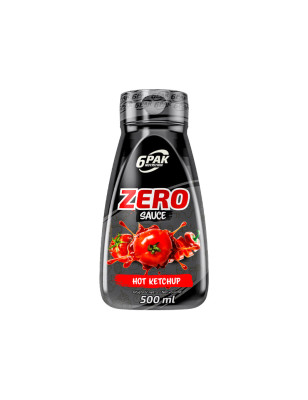 6PAK SAUCE ZERO 500ml Hot Ketchup