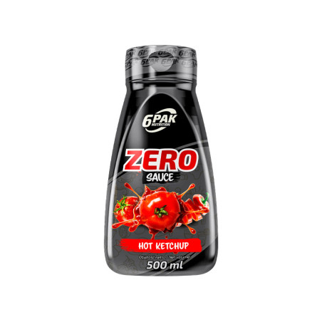6PAK SAUCE ZERO 500ml Hot Ketchup