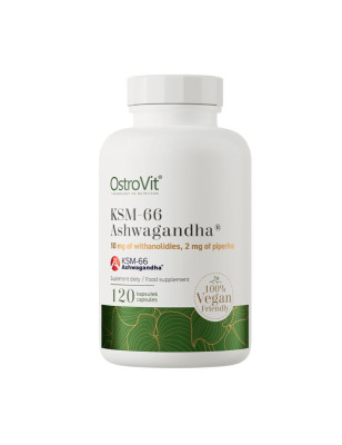 OSTROVIT KSM-66 ASHWAGANDHA 120 kaps vege