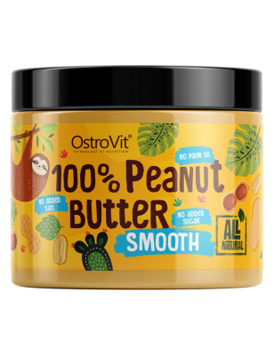 OSTROVIT 100% PEANUT BUTTER 500g smooth 