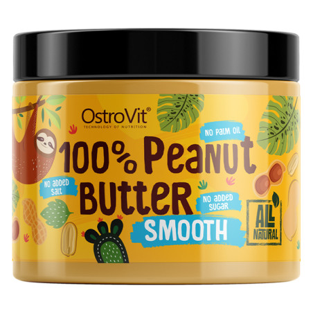 OSTROVIT 100% PEANUT BUTTER 500g smooth 