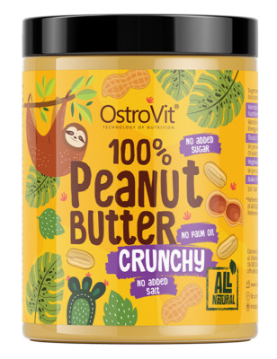 OSTROVIT 100% PEANUT BUTTER 1000g crunchy