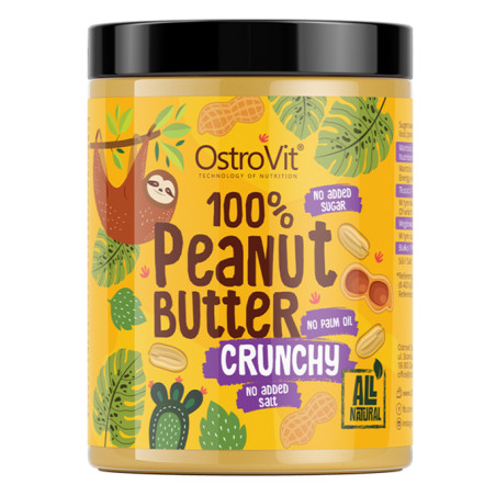 OSTROVIT 100% PEANUT BUTTER 1000g crunchy