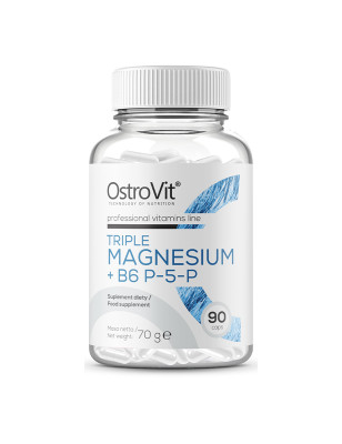 OSTROVIT TRIPLE MAGNESIUM+B6 P-5-P - 90kaps