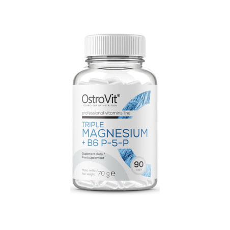 OSTROVIT TRIPLE MAGNESIUM+B6 P-5-P - 90kaps